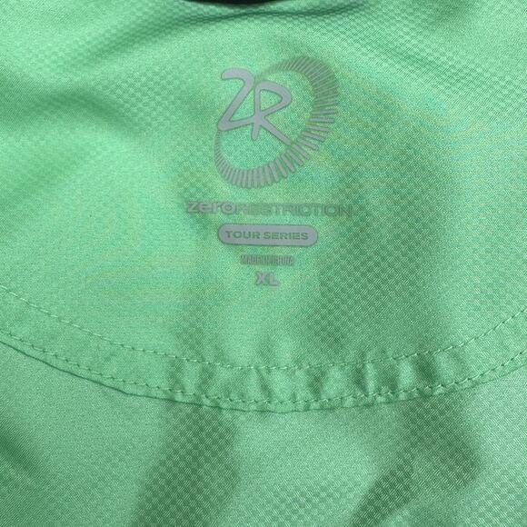 Zero Restriction Tour Series Quarter Zip Lightweight Windbreaker Golf Jacket XL - Picture 6 of 12